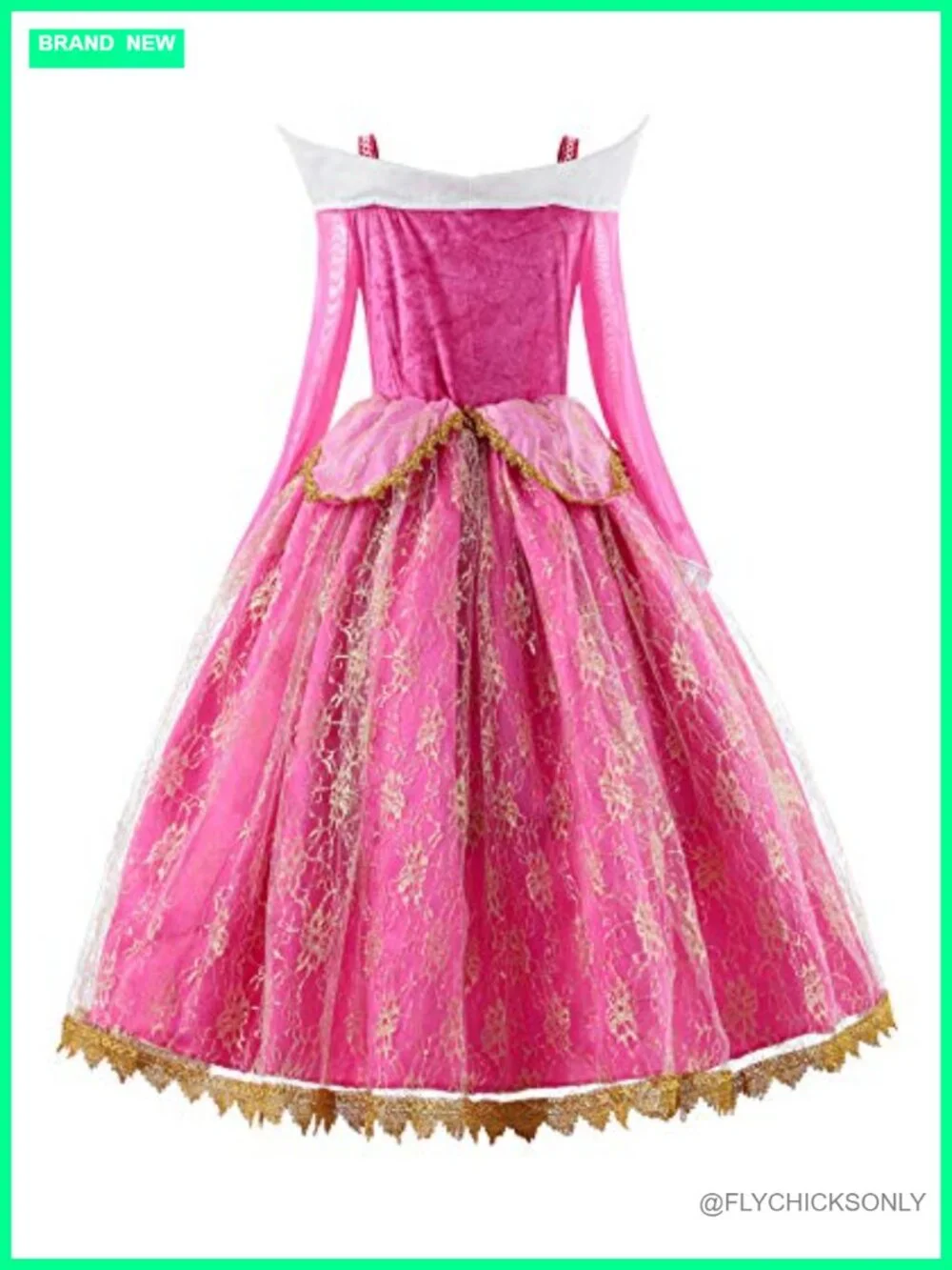Girls Princess Tutu Costume Dress w/ Tiara Wand Gloves Halloween Party Dress Up